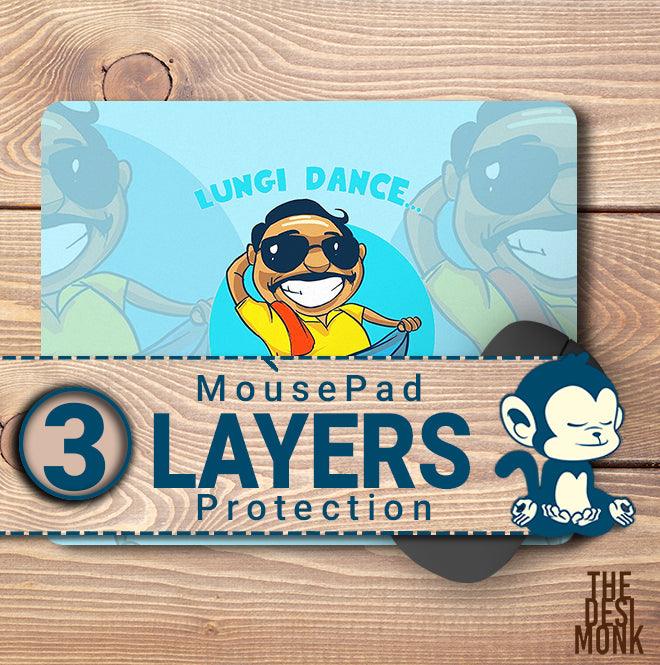 Lungi Dance Anti Skid Technology Mouse Pad for Computers and gamers| PAD-01 - The Desi Monk