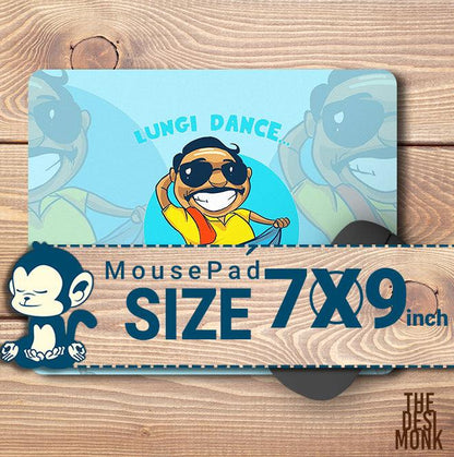 Lungi Dance Anti Skid Technology Mouse Pad for Computers and gamers| PAD-01 - The Desi Monk