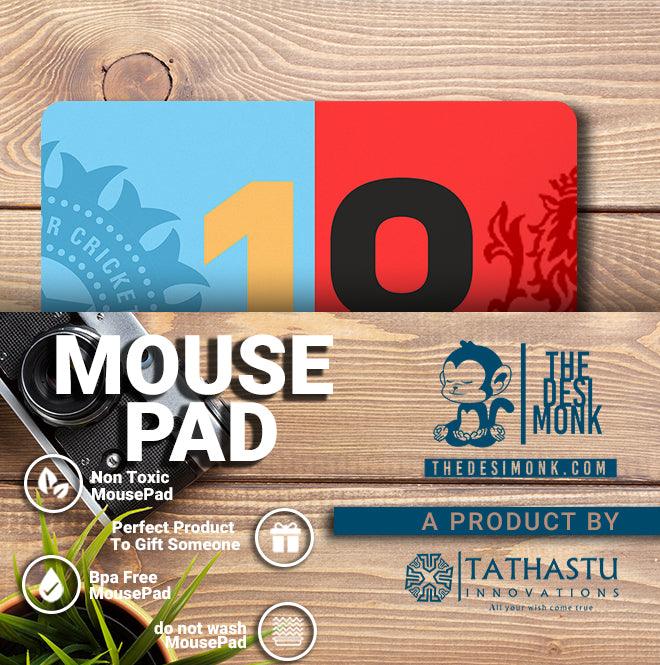 Virat 18 Anti Skid Technology Mouse Pad for Computers and gamers| PAD-05 - The Desi Monk