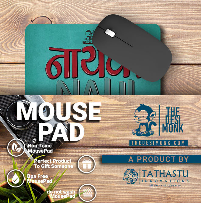 Nayak Nahi Nalayak Hu main Anti Skid Technology Mouse Pad for Computers and gamers