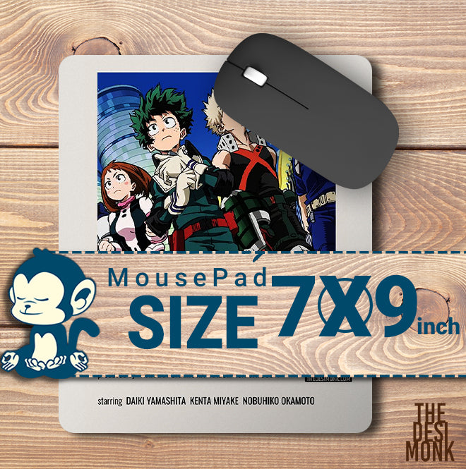 MyHeroAcademia Anti Skid Technology Mouse Pad for Computers and gamers