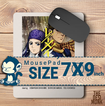 Golden Kamuy Anti Skid Technology Mouse Pad for Computers and gamers