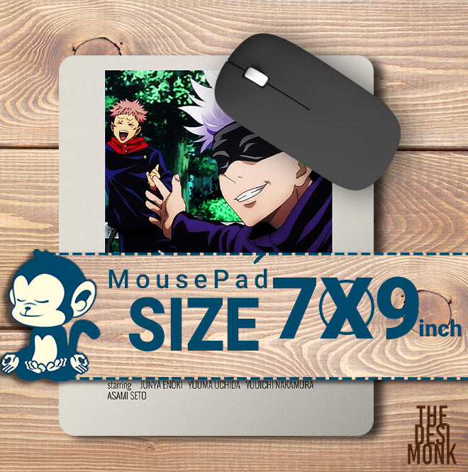 Jujutsu Kaisen Anti Skid Technology Mouse Pad for Computers and gamers