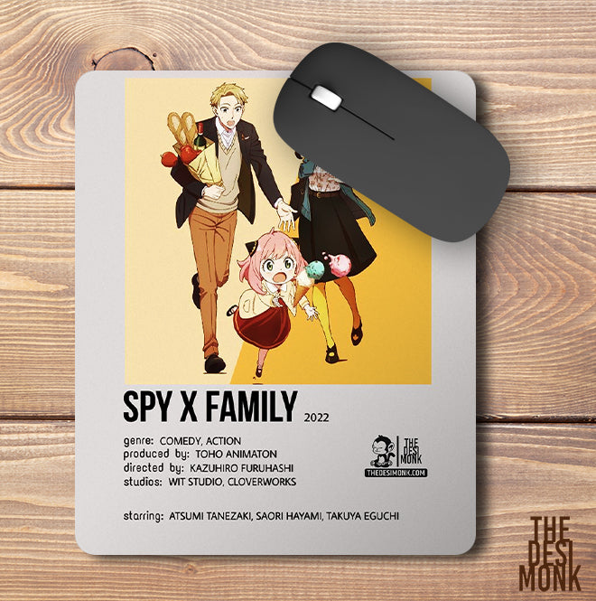 Spy X Family Anti Skid Technology Mouse Pad for Computers and gamers