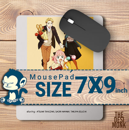 Spy X Family Anti Skid Technology Mouse Pad for Computers and gamers