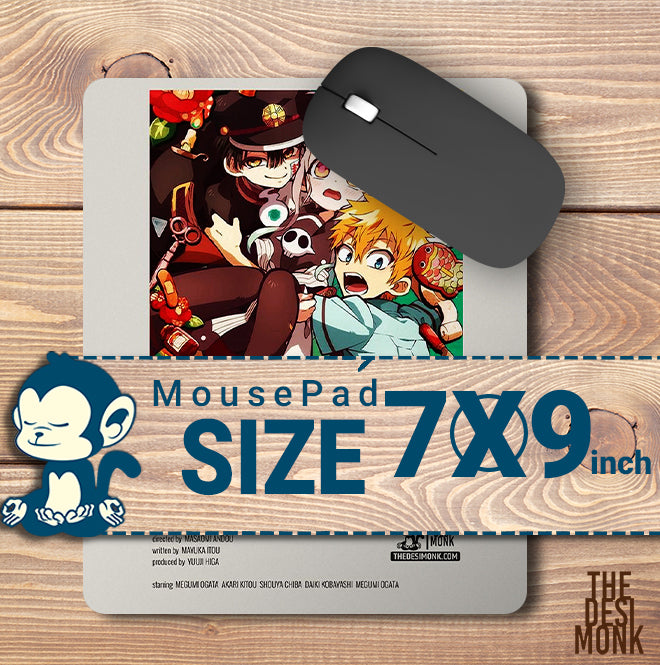 Toilet-Bound Hanako-Kun Anti Skid Technology Mouse Pad for Computers and gamers