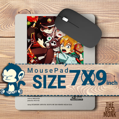 Toilet-Bound Hanako-Kun Anti Skid Technology Mouse Pad for Computers and gamers