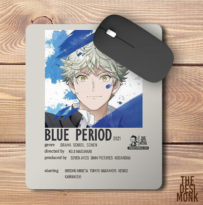 Blue Period Anti Skid Technology Mouse Pad for Computers and gamers