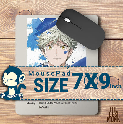 Blue Period Anti Skid Technology Mouse Pad for Computers and gamers