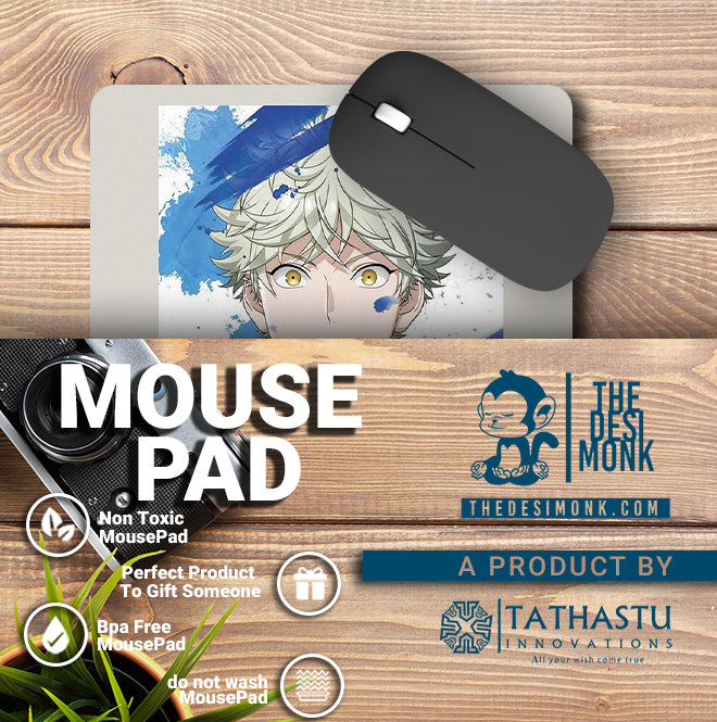 Blue Period Anti Skid Technology Mouse Pad for Computers and gamers