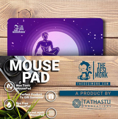 The Desi Monk Aquarius Mouse Pad for Gamers | Zodiac Anti Skid Technology Mouse Pad for Computers| PAD-155 - The Desi Monk