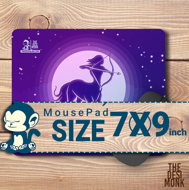 Sagittarius Mouse Pad for Gamers | Zodiac Anti Skid Technology Mouse Pad for Computers| Pad-158