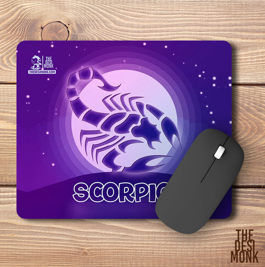 Scorpio Mouse Pad for Gamers | Zodiac Anti Skid Technology Mouse Pad for Computers| Pad-159