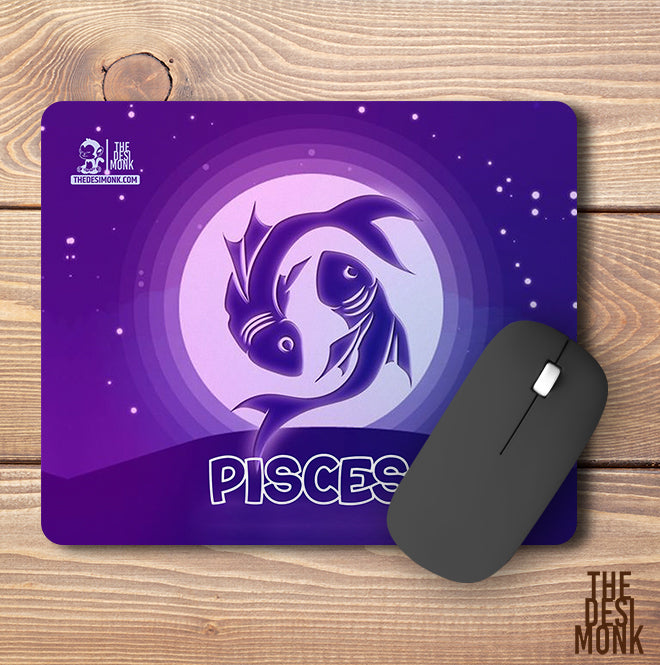 Pisces Mouse Pad for Gamers | Zodiac Anti Skid Technology Mouse Pad for Computers| Pad-160