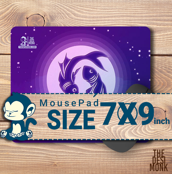 Pisces Mouse Pad for Gamers | Zodiac Anti Skid Technology Mouse Pad for Computers| Pad-160