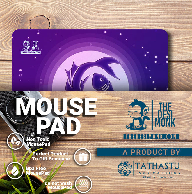 Pisces Mouse Pad for Gamers | Zodiac Anti Skid Technology Mouse Pad for Computers| Pad-160