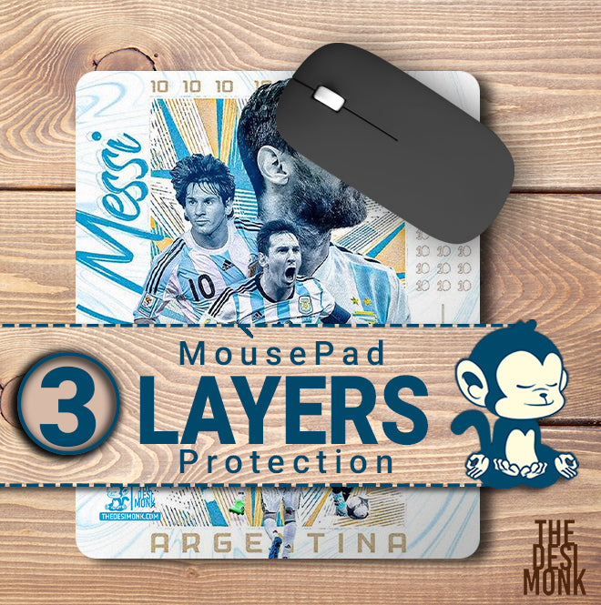 Messi Argentina Anti Skid Technology Mouse Pad for Computers and gamers