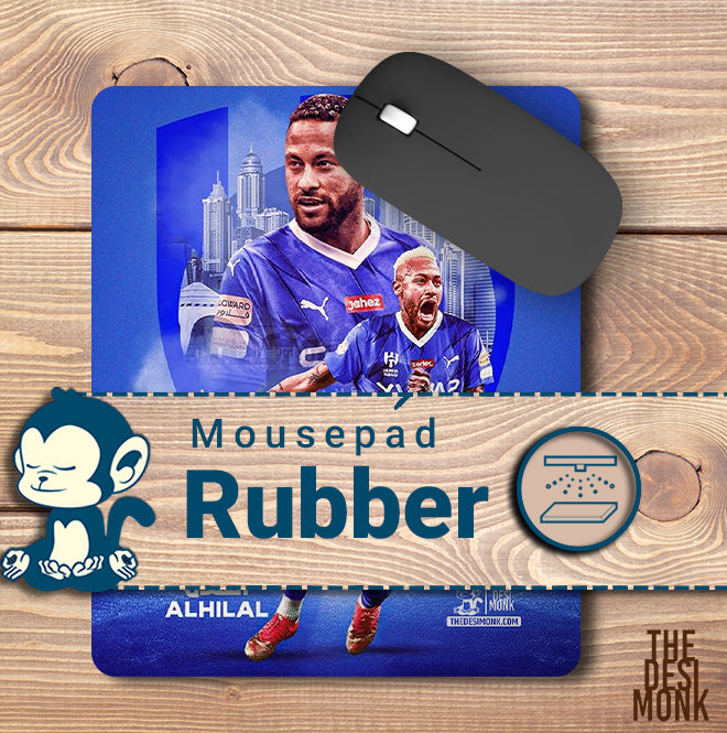 Neymar  Al Hilal Anti Skid Technology Mouse Pad for Computers and gamers