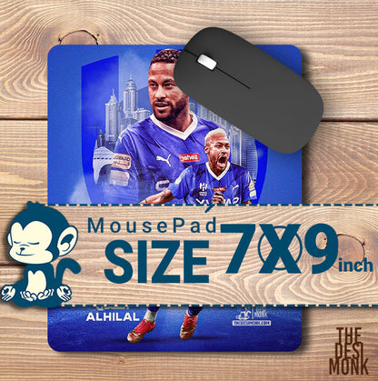 Neymar  Al Hilal Anti Skid Technology Mouse Pad for Computers and gamers