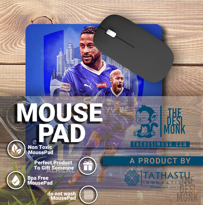 Neymar  Al Hilal Anti Skid Technology Mouse Pad for Computers and gamers