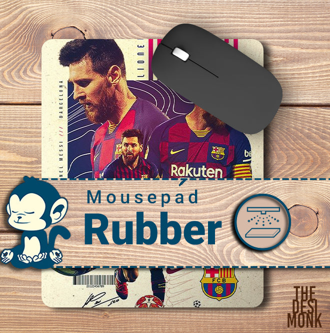 Messi FCB Anti Skid Technology Mouse Pad for Computers and gamers