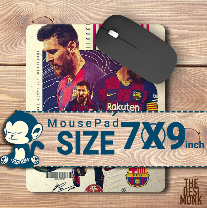 Messi FCB Anti Skid Technology Mouse Pad for Computers and gamers