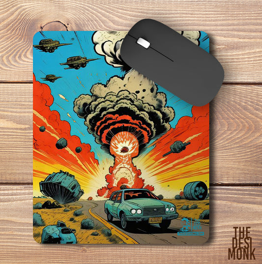 Car Fight Anti Skid Technology Mouse Pad for Computers and gamers