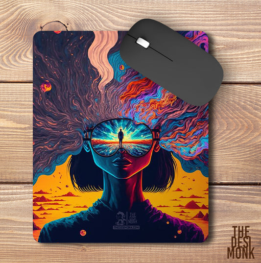 Women Future Anti Skid Technology Mouse Pad for Computers and gamers