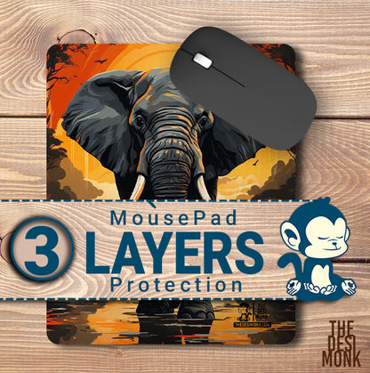 Elephent Sky Anti Skid Technology Mouse Pad for Computers and gamers