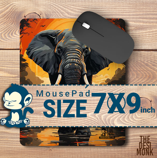 Elephent Sky Anti Skid Technology Mouse Pad for Computers and gamers