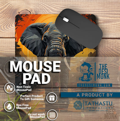 Elephent Sky Anti Skid Technology Mouse Pad for Computers and gamers