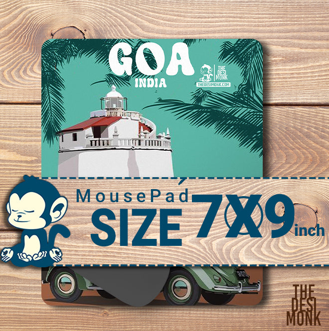 Goa India Anti Skid Technology Mouse Pad for Computers and gamers