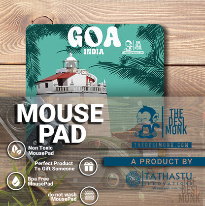 Goa India Anti Skid Technology Mouse Pad for Computers and gamers