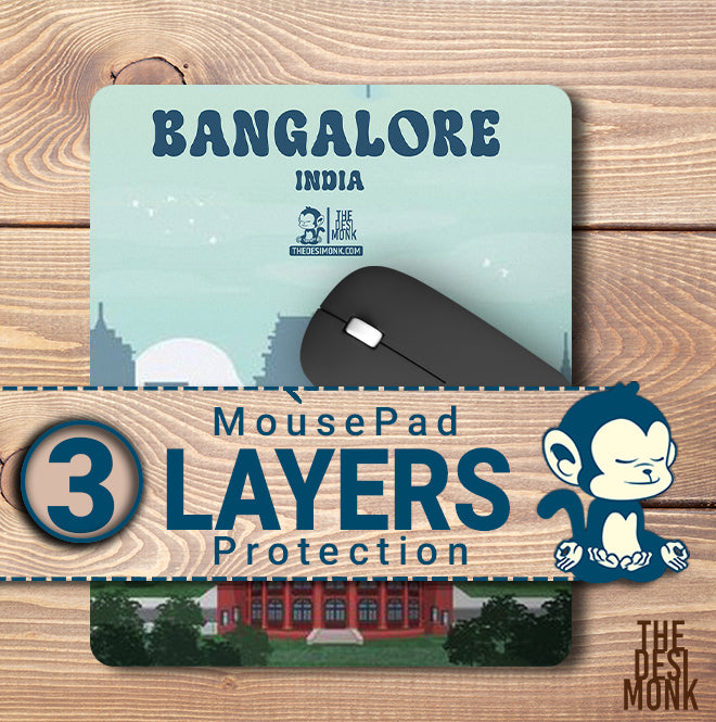 Bangalore India Anti Skid Technology Mouse Pad for Computers and gamers