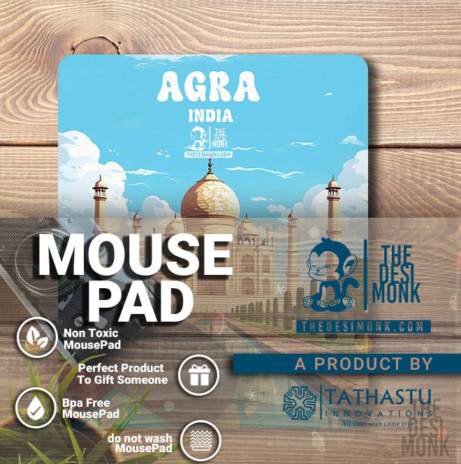 Agra India Anti Skid Technology Mouse Pad for Computers and gamers