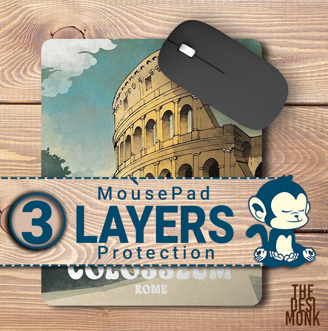 Colosseum Rome Anti Skid Technology Mouse Pad for Computers and gamers