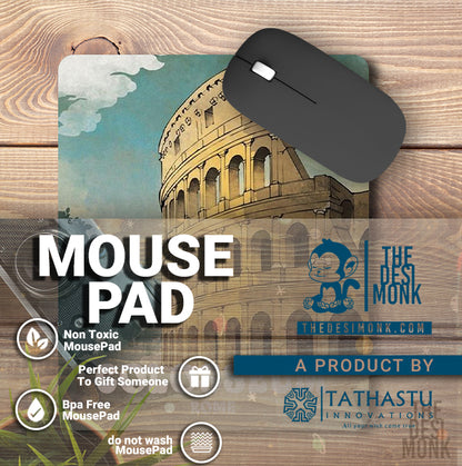 Colosseum Rome Anti Skid Technology Mouse Pad for Computers and gamers