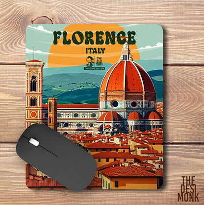 Florence Italy Anti Skid Technology Mouse Pad for Computers and gamers