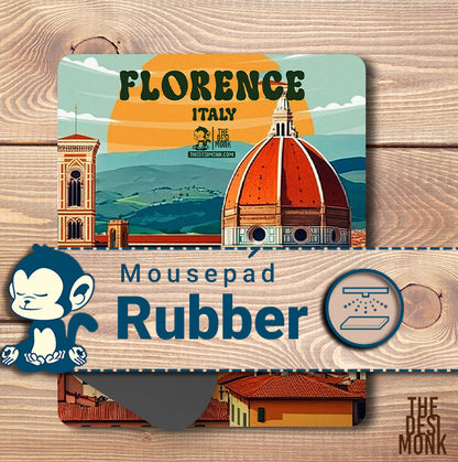 Florence Italy Anti Skid Technology Mouse Pad for Computers and gamers