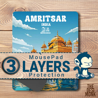 Amritsar India Anti Skid Technology Mouse Pad for Computers and games