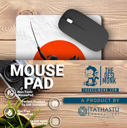 Chhatrapati Shivaji Maharaj Anti Skid Technology Mouse Pad for Computers and gamers