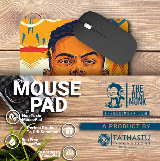 king kohli Anti Skid Technology Mouse Pad for Computers and gamers