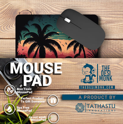 Sunset Anti Skid Technology Mouse Pad for Computers and gamers